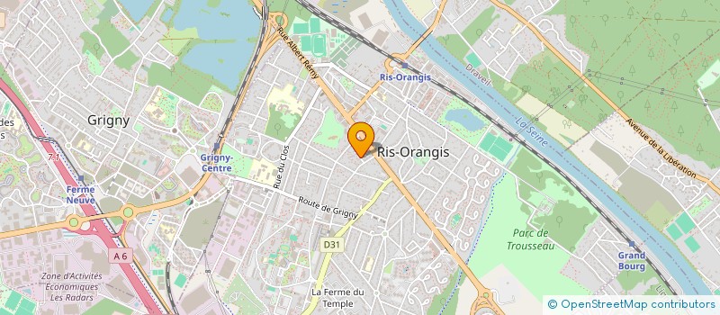 localisation de l'entreprise AUTODREAM à RIS-ORANGIS
