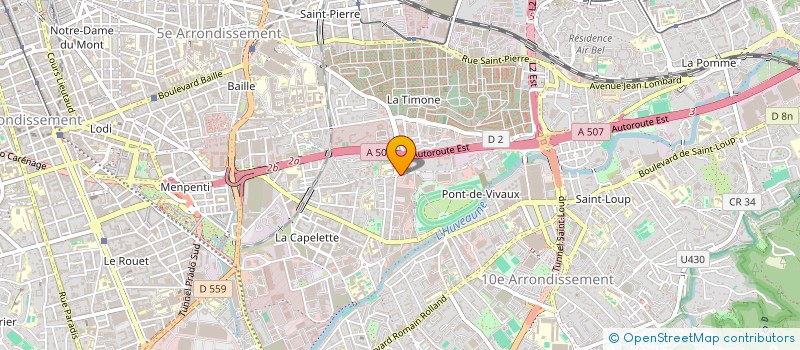 localisation de l'entreprise AUTODROME à MARSEILLE