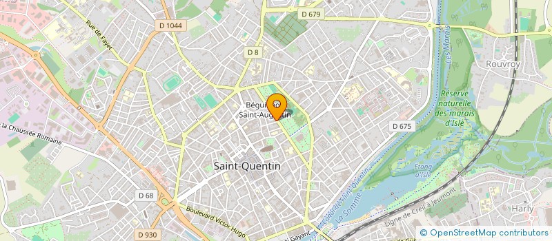 localisation de l'entreprise AUTODROME à SAINT-QUENTIN