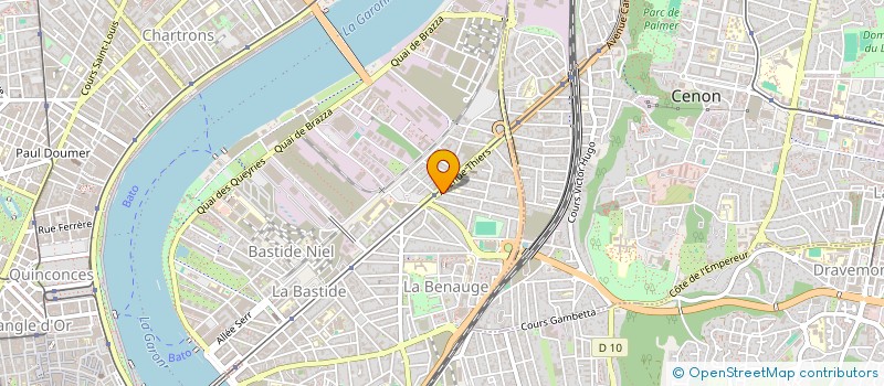 localisation de l'entreprise AUTOECOLEVIRTUELLE.FR à BORDEAUX