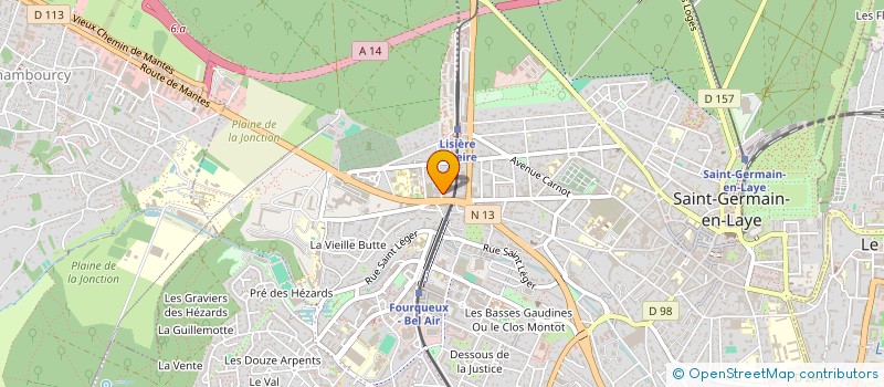 localisation de l'entreprise AUTOETCOLLECTION PUBLICITE  SAINT-GERMAIN-EN-LAYE