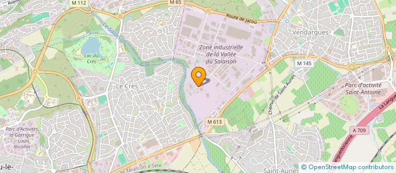 localisation de l'entreprise AUTOFACTORY à VENDARGUES