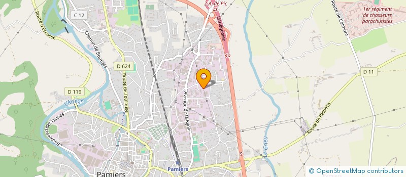 localisation de l'entreprise AUTOFAST à PAMIERS