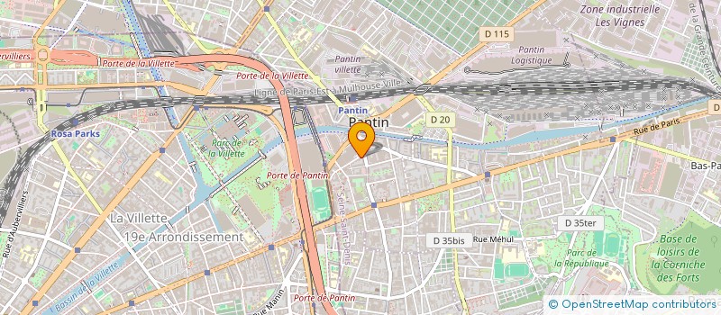 localisation de l'entreprise AUTOFIX SOLUTIONS  PANTIN