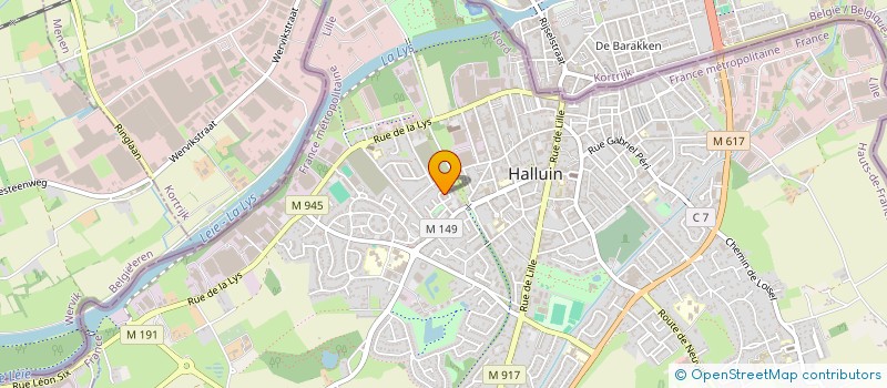 localisation de l'entreprise AUTOFLEX  HALLUIN