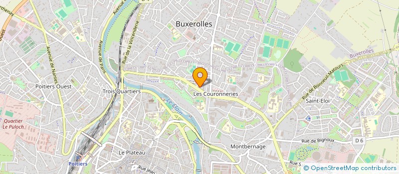 localisation de l'entreprise AUTOFONDATION à POITIERS