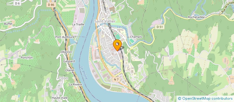 localisation de l'entreprise AUTOGES à SAINT-VALLIER