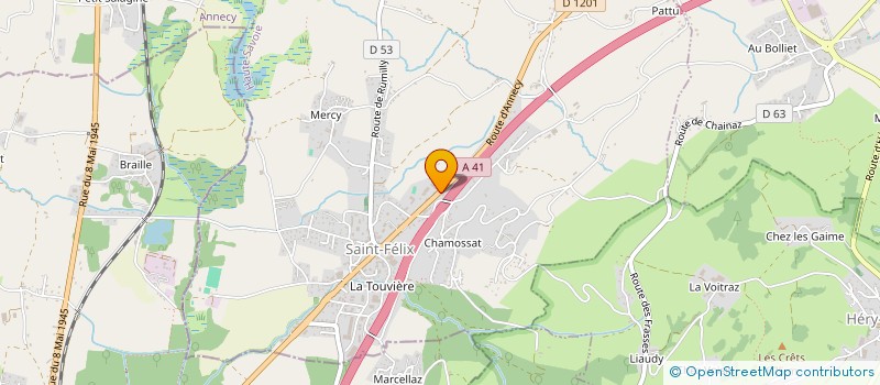 localisation de l'entreprise AUTOGEST  ALBY-SUR-CHERAN