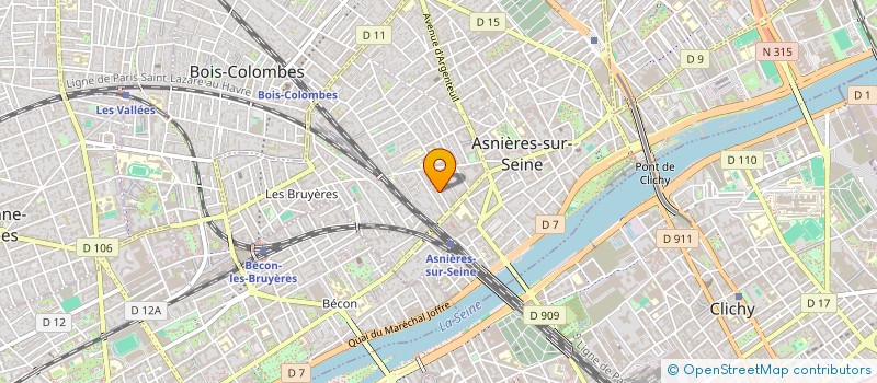 localisation de l'entreprise AUTOGIR à ASNIERES-SUR-SEINE
