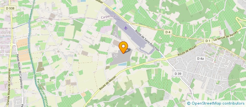 localisation de l'entreprise AUTOGIRE FORMATION VENTOUX  PERNES LES FONTAINES