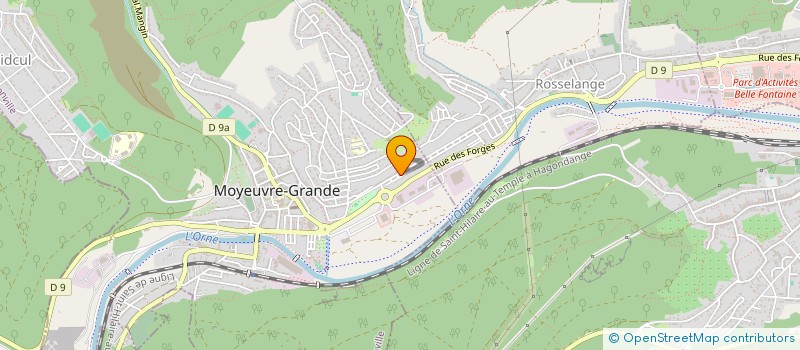 localisation de l'entreprise AUTOGLASS 57  MOYEUVRE-GRANDE