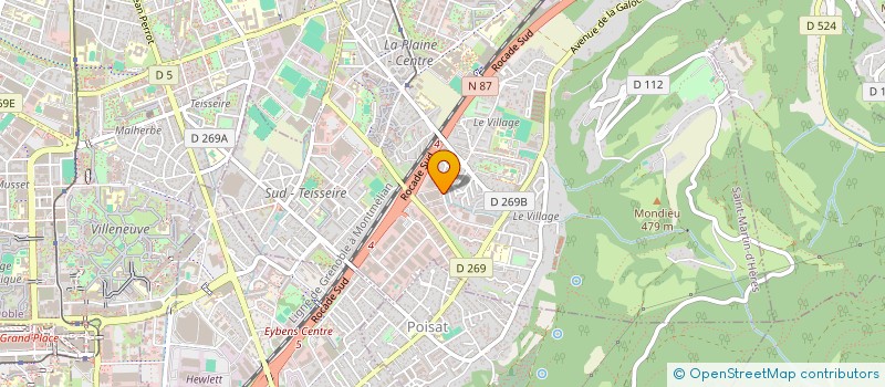 localisation de l'entreprise AUTOGLASS FRANCE  SAINT-MARTIN-D'HERES