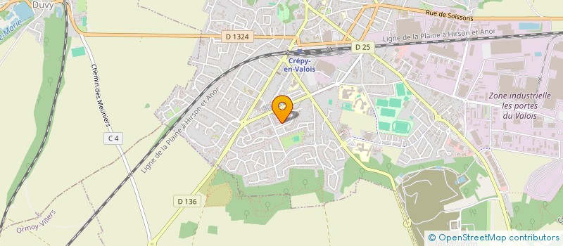 localisation de l'entreprise AUTOGO  CREPY-EN-VALOIS