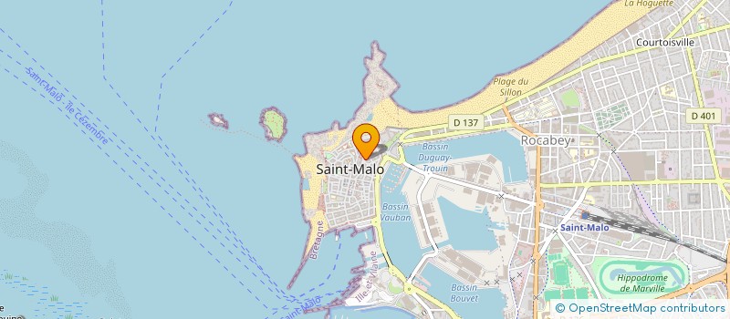 localisation de l'entreprise AUTOGRAPH à SAINT-MALO