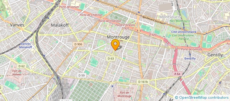 localisation de l'entreprise AUTOHAUS91  MONTROUGE