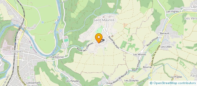 localisation de l'entreprise AUTOJET à SAINT-MAURICE