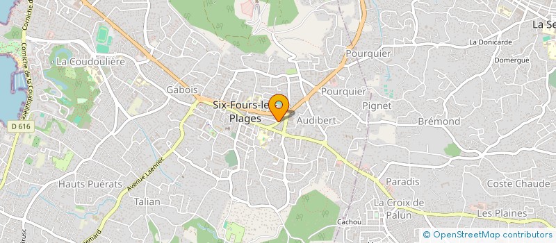 localisation de l'entreprise AUTOJOB à SIX-FOURS-LES-PLAGES