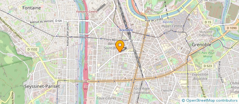 localisation de l'entreprise AUTOKA-MANIKA à GRENOBLE