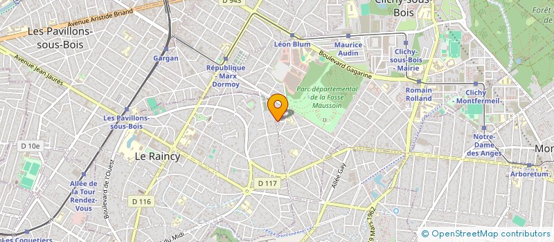 localisation de l'entreprise AUTOKLM à CLICHY-SOUS-BOIS