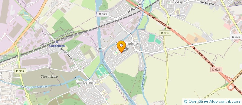 localisation de l'entreprise AUTOLAK MCA  COURCHELETTES