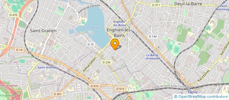 localisation de l'entreprise AUTOLAV 95 à ENGHIEN-LES-BAINS