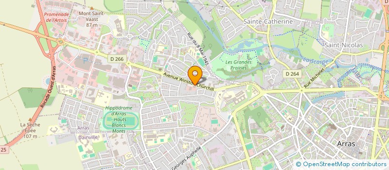 localisation de l'entreprise AUTOLEADER à ARRAS