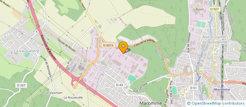 localisation de l'entreprise AUTOLEGO à MAROMME