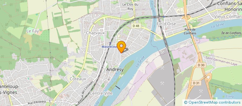 localisation de l'entreprise AUTOLEVAGE à ANDRESY