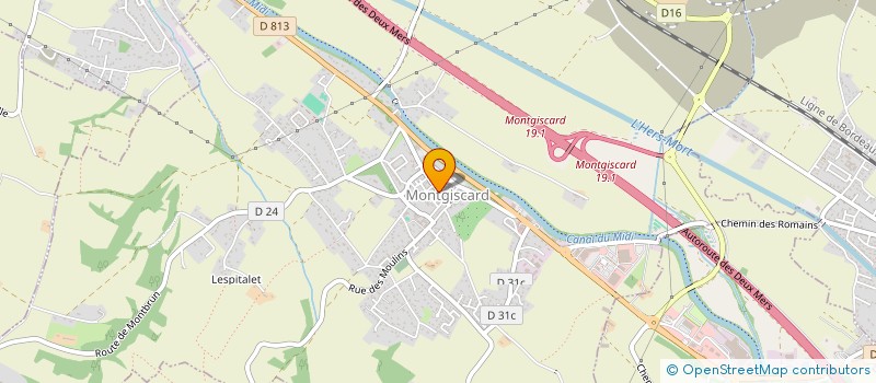 localisation de l'entreprise AUTOLIEN  MONTGISCARD