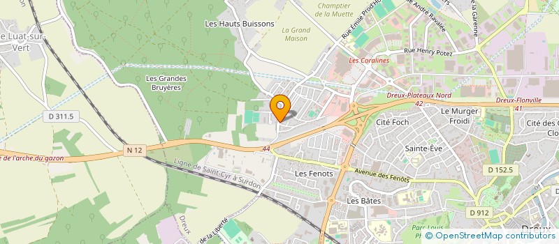 localisation de l'entreprise AUTOLIFE  DREUX
