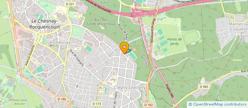 localisation de l'entreprise AUTOLINE à VERSAILLES