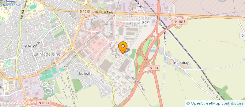 localisation de l'entreprise AUTOLOC  LE VIEIL-EVREUX