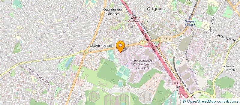 localisation de l'entreprise AUTOLUX  GRIGNY