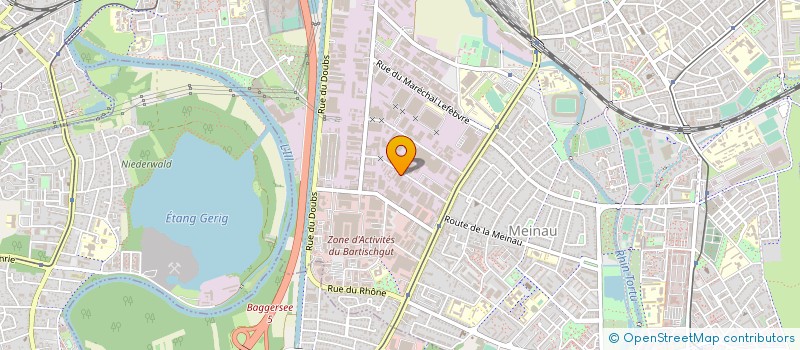 localisation de l'entreprise AUTOLUXE67 à STRASBOURG