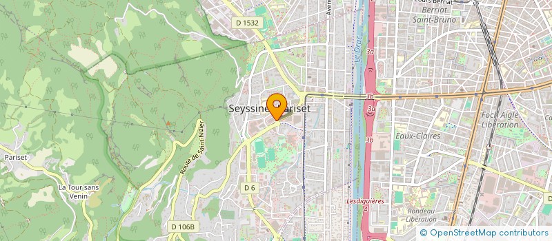 localisation de l'entreprise AUTOLYV à SEYSSINET-PARISET