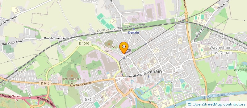 localisation de l'entreprise AUTOMAG  DENAIN