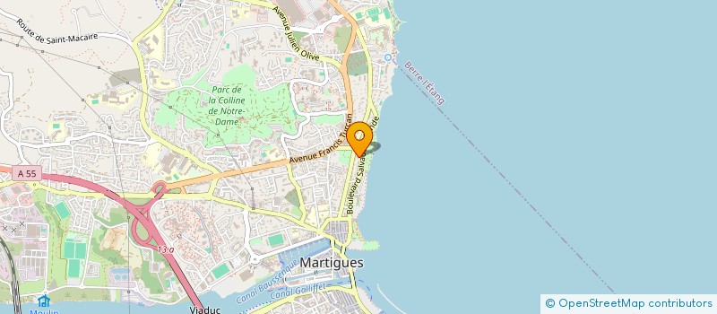 localisation de l'entreprise AUTOMARITIMA à MARTIGUES