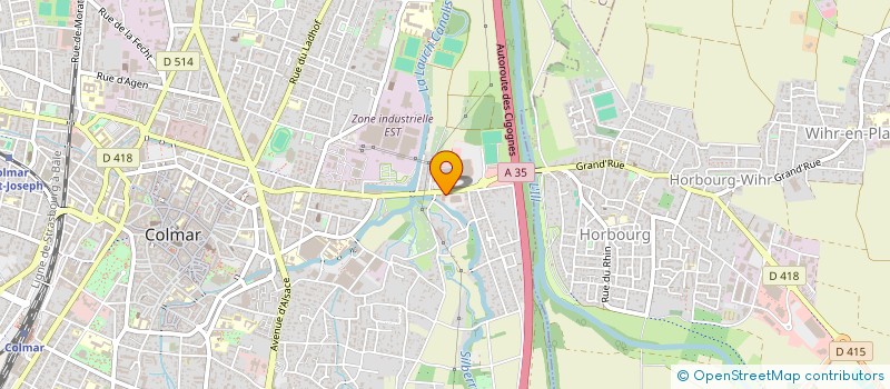 localisation de l'entreprise AUTOMARKET  COLMAR