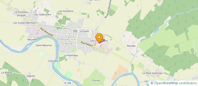 localisation de l'entreprise AUTOMAT FABRIK GROUP à YZEURES-SUR-CREUSE