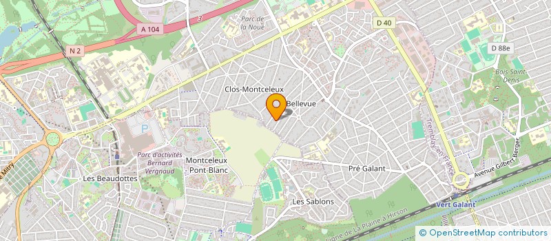 localisation de l'entreprise AUTOMAT GESTION ENERG SERVIC TELEMATIQ à VILLEPINTE
