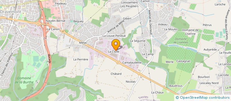 localisation de l'entreprise AUTOMAT MESURE CONTROLE PROCEDES INDUSTR à TRESSES
