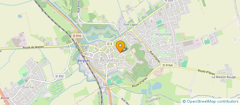 localisation de l'entreprise AUTOMAT PROTECT SECURITE  BERGUES