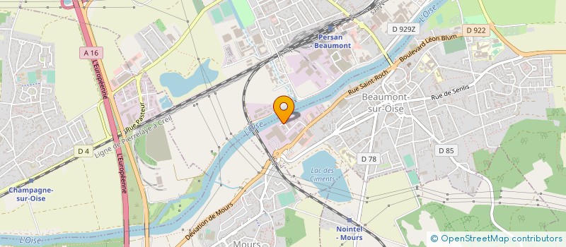 localisation de l'entreprise AUTOMAT REALISAT PROGRAM EQPT ELEC à BEAUMONT-SUR-OISE