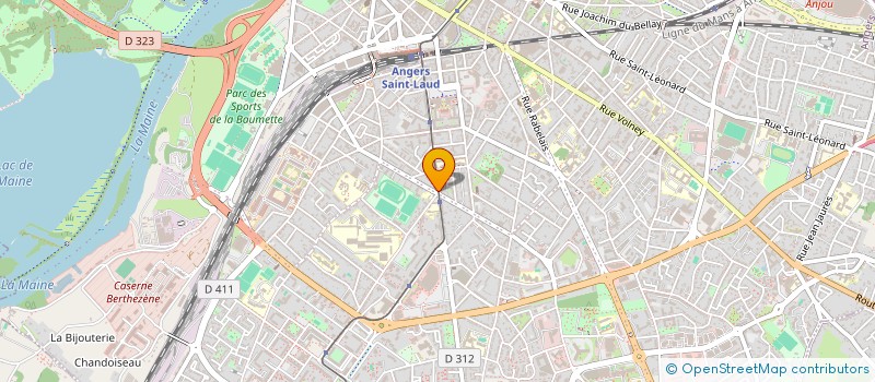 localisation de l'entreprise AUTOMATE 24H-24 à ANGERS