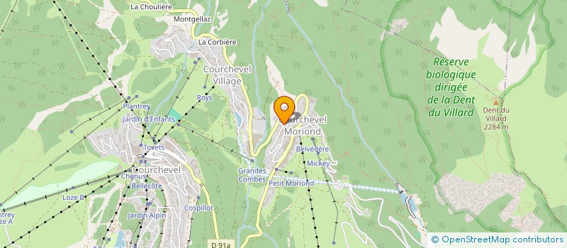 localisation de l'entreprise AUTOMATE  COURCHEVEL