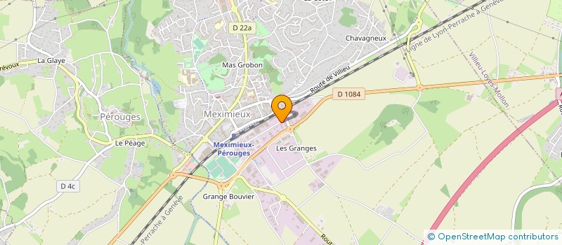 localisation de l'entreprise AUTOMATEC à MEXIMIEUX
