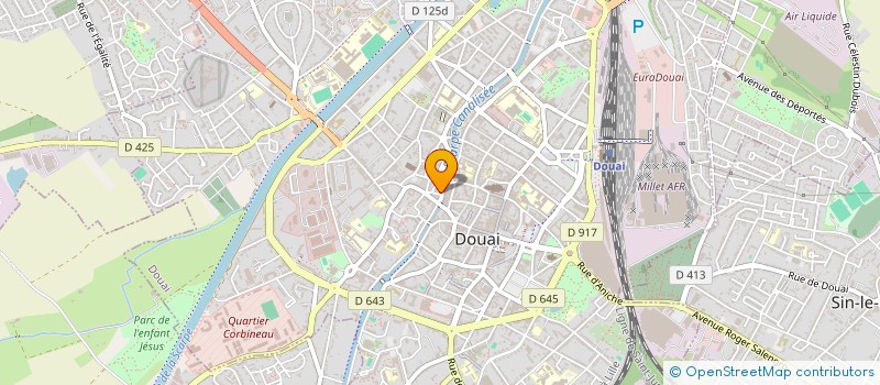 localisation de l'entreprise AUTOMATELEC à DOUAI