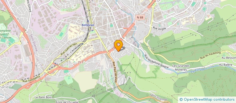 localisation de l'entreprise AUTOMATES DE FRANCE à SAINT-ETIENNE