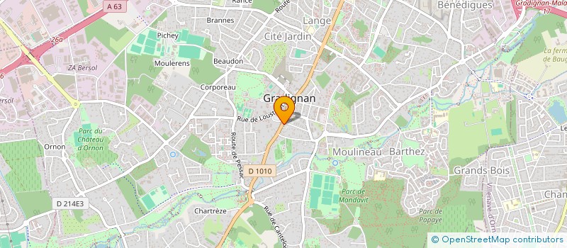 localisation de l'entreprise AUTOMATES SERVICES GIRONDE à GRADIGNAN