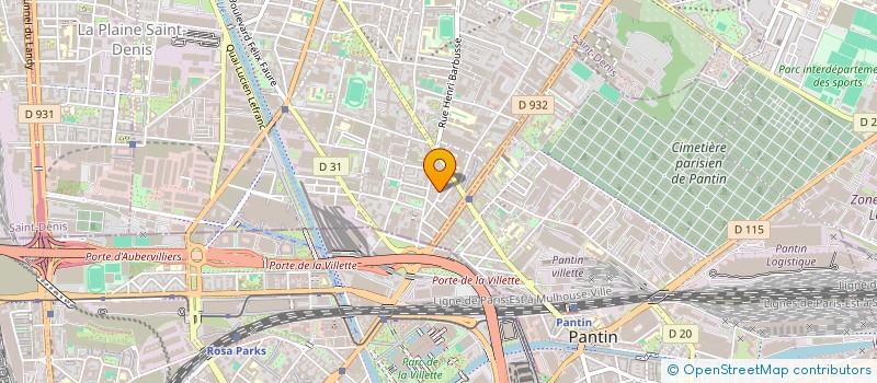 localisation de l'entreprise AUTOMATIC 2000  AUBERVILLIERS